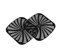 Tapis en silicone pour Airfryer - Liner en silicone perforé pour friteuse à air | Carrés de la friteuse à air pour Ninja AG301 Foodi, remplacement des accessoires de en papier
