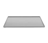 Tapis en Silicone pour Bac de Récupération D'huile, Bac D'égouttage Antidérapant, pour Réfrigérateurs, Sèche-linge, Refroidisseurs à Vin et Lave-vaisselle(Gray,50x60x1.5cm/20x24x0.6in)