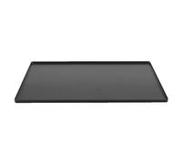 Tapis en Silicone pour Bac de Récupération D'huile, Bac D'égouttage Antidérapant, pour Réfrigérateurs, Sèche-linge, Refroidisseurs à Vin et Lave-vaisselle(Black,50x60x1.5cm/20x24x0.6in)