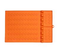 Tapis en silicone pour barbecue en plein air | Plateau latéral pour spatule | Tapis de cuisson | Pour plan de travail et cuisine pour cuisiner à la maison ainsi que pour griller et griller