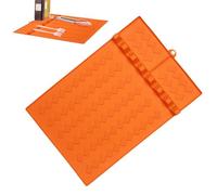 Tapis en silicone pour barbecue en plein air - Plateau latéral - Tapis d'outils pour barbecue - Pour plan de travail et cuisine pour cuisiner à la maison ainsi que pour griller et griller
