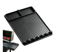 Tapis en silicone pour gril Porte-spatule extérieur | Tapis pour outils de gril pour griddle, barbecue, BBQ, extérieur, camping, patio, cuisson et plan de travail de