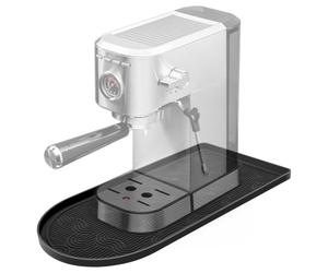 Tapis en silicone pour machine à café, 40 x 20,5 cm | Tapis en silicone antidérapant résistant à la chaleur et imperméable pour machine à café Philips LatteGo De'Longhi Ninja
