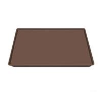 Tapis en silicone résistant à la chaleur pour machines à café, plateau d'égouttement antidérapant avec bords hauts pour attraper les déversements, protection de comptoir pour appareils de cuisine