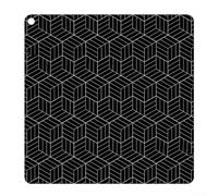 Tapis en silicone résistant à la chaleur pour plaques de cuisson à induction et électriques avec antidérapant texturé, protège et stabilité des casseroles et poêles (25 cm)