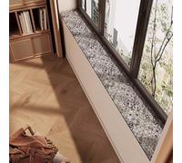 Tapis en terre de diatomée pour rebords de fenêtre à séchage rapide, antidérapant, absorbant, 20 x 60 cm, idéal pour la maison et le bureau, solution durable de 1 à 2 m
