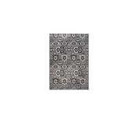 Tapis en tissu gris, rectangulaire, à motifs - White Label, Studio - 170x240 cm