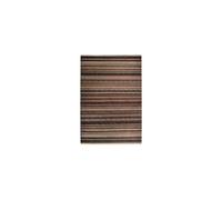 Tapis en tissu noir, rectangulaire, à motifs, franges, ignifuge, dos jute, adapté chauffage au sol, oriental - Zuiver, Nepal - 200x295 cm