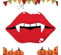 Tapis en toile d'araignée - Tapis de bain d'Halloween - Tapis de salle de bain lavable en machine - Tapis de salle de bain antidérapant pour douche, entrée, cuisine, sol effrayant pour décoration