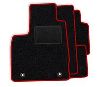 Tapis en Velours - Alfa Romeo - Giulietta - Finition Rouge - Ajustement Parfait - Résistance à l'Usure