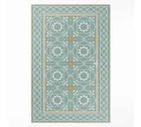 Tapis en Vinyle 60x90 cm pour Cuisine Salon Chambre l'intérieur PVC Maison Deco Entretien Facile Floorart Design Rectangle Résistant à la Décoloration - Symétrie