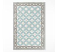 Tapis en Vinyle 60x90 cm Rectangle Résistant à la Décoloration PVC Floorart Design Maison Deco Entretien Facile pour Cuisine Salon Chambre l'intérieur - Tuiles et Roues