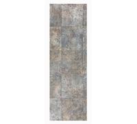 Tapis en Vinyle - Tapis Tadi & Empire - Imitation métal rouillé Marron - Design Industriel et élégant pour la décoration intérieure - 65 x 240 cm