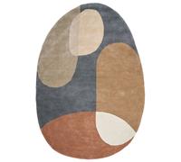 Tapis en Viscose Moderne Fait Main 160 x 230 cm Multicolore Kafar