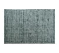 Vente-unique - Tapis en Viscose tissé à la Main - 160 x 230 cm - Gris Bleu - 1800g/m² - MOLINI