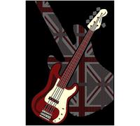 Tapis enfant 235x320 rectangle tissé noir AF2 GUITARD