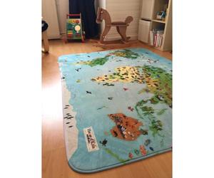 Tapis enfant 70x95 bleu