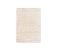 sweeek - Tapis Enfant à Petits Pois 120x170cm Tapis intérieur crème et Multicolore. Poils Longs Shaggy