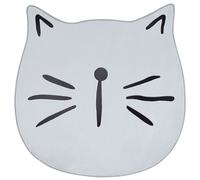 Tapis Enfant Avec Imprimé Chat D 100 Cm Gris Kitty