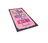 Tapis Enfant Avec Motif Marelle Rose 80 X 150 Cm Honaz