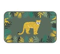 Tapis Enfant Déco "Animaux & Co" 45x75cm Vert Imprimé G