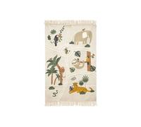 Atmosphera - Tapis enfant en coton Jungle - 100 x 150 cm