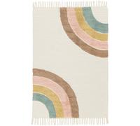Tapis Enfant En Coton Rainbow Multicolore 80X150