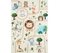 Tapis enfant happy beige par nazar rugs