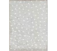 Tapis enfant Happy - Motif cœur - BEIGE
