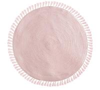 Tapis enfant ""Lulu"" rose D90cm - Atmosphera createur d'interieur