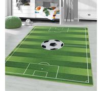 Tapis enfant motif sport foot vert 120X170