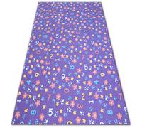 Tapis enfant Numbers violet nombres, alphabet, chiffres violet 100x250 cm