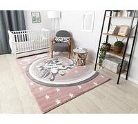 Tapis enfant Petit pour chambre de bébé, tapis de jeux, chambres d'enfants, Pony rose 140x190 cm