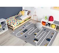 Tapis enfant Petit pour chambre de bébé, tapis de jeux, chambres d'enfants, Rue, rues gris 120x170 cm