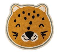 Atmosphera – Tapis pour enfant Kori Léopard Jaune ocre Ø 90 cm