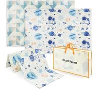 Tapis Enfant- Tapis d'éveil - MAMABRUM - MATA R19 SPACE - Réversible - 180x120 cm - Mousse XPE