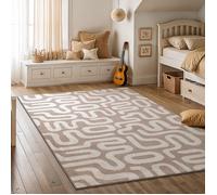 Tapis Enfant - THE CARPET - Beat Kids - Moderne et Doux - Beige - 80 x 150 cm