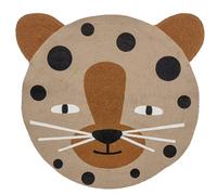 Tapis enfant Tigre Brun Naffie en Jute