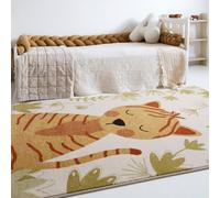 Tapis enfant tigre silly multicolore 120X170