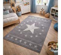 Tapis enfant tissé lyn1 1st start gris 60X110
