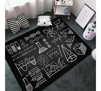 Tapis Enseignement Des Formules De Mathématiques Et De Sciences 3D Imprimé Salon Tapis Antidérapant Chambre Chevet Moderne Décor À La Maison Tapis De Sol Lavable Flanelle Enfants Tapis De -21632755653