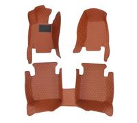 Tapis Ensemble Complet Tapis De Sol en Cuir Véritable pour Toyota pour Crown pour Crossover S235 2023 2024 2025 2026(Brown,Lhd)