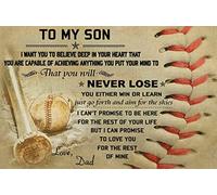 Tapis Entree Anti-Saleté Tapis De Porte Décoration Murale Vintage sur Le Thème du Baseball : « Tu As Ce qu'il Faut » Lavable Tapi Entrée pour Intérieur Chambre Cuisine 40X60Cm