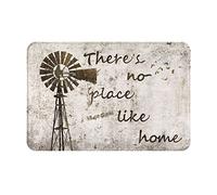 Tapis Entree Antidérapant Tapis De Bienvenue Il n'y A Pas De Meilleur Endroit Que chez Soi (Vintage Funny) Facile À Nettoyer Tapi D'Entrée pour Porte D'Entrée Intérieur Chambre 40X60Cm