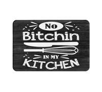 Tapis Entree Antidérapant Tapis De Bienvenue Pas De Râleries dans Ma Cuisine Durable Tapi Entrée pour Cuisine Terrasse Chambre 40X60Cm