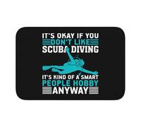 Tapis Entree Ce n'est Pas Grave Si Vous N'Aimez Pas La Plongée sous-Marine C'est Plutôt Intelligent. Résistant Extérieur Tapis Lavable Paillasson D'Entree pour Cuisine Chambre Jardin 60X40Cm