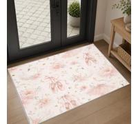 Tapis Entree Interieur Chambre de Fille Ballet Rose 40x60cm Antidérapant | Tapis de Porte Princesse Cygn Lavable en Machine, Petit Tapis Doux pour Couloir Cuisine Descente de Lit, Er438