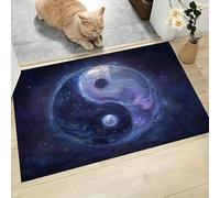 Tapis Entree Interieur Paillasson 50 x 80 cm, Tapis Astrologie du Tai Chi Antidérapant Et Lavable en Machine Paillasson Art Fantastique pour Entrée Couloir, Cuisine, Porte
