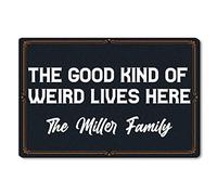 Tapis Entrée The Good Kind of Weird Lives Here Doormats Résistant Paillasson Extérieur Anti Poussiere Carpette pour Patio Porte Chambre 40X60 CM