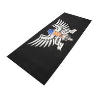 Tapis environnemental Biketek Custom American Noir 250x100 cm